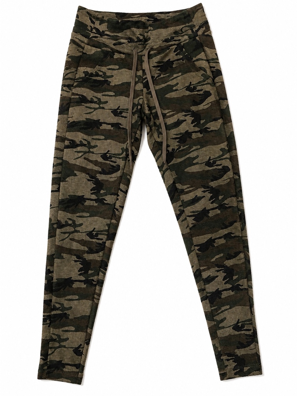 Bobi Los Angeles Camo Drawstring Leggings Pants XS